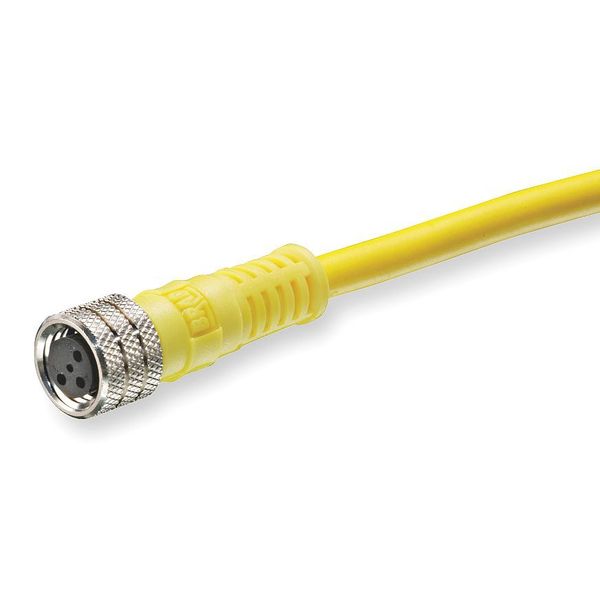 Cordset, 3 Pin, Receptacle, Female