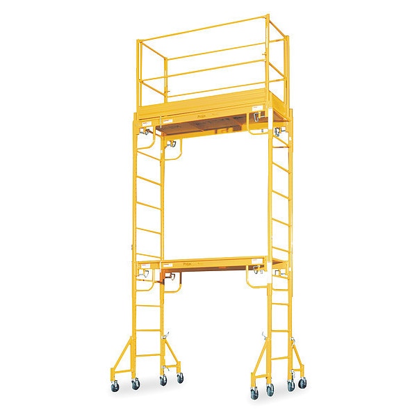 Scaffold Tower, Steel, 1,000 lb Load Capacity, 2 to 11 ft 6 in Platform Height