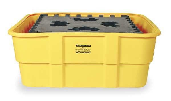 IBC Containment Unit, 400 gal Spill Capacity, 10,000 lb., Polyethylene