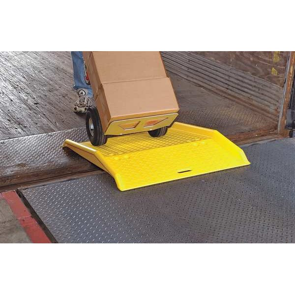 Portable Dockplate, 750 lb, 36 x 35 In