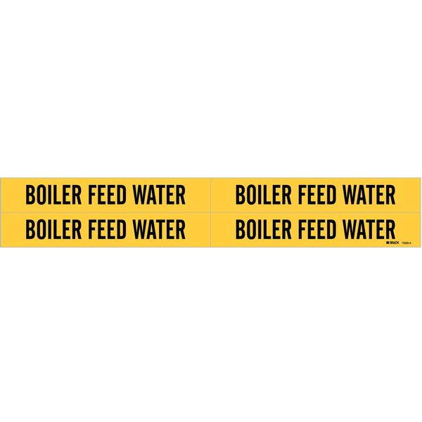 Pipe Mrkr, Boiler Feed Water, 3/4to2-3/8In, 7033-4