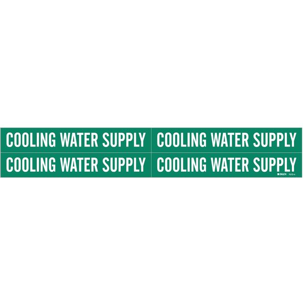 Pipe Mkr, Cooling Water Supply, 3/4to2-3/8