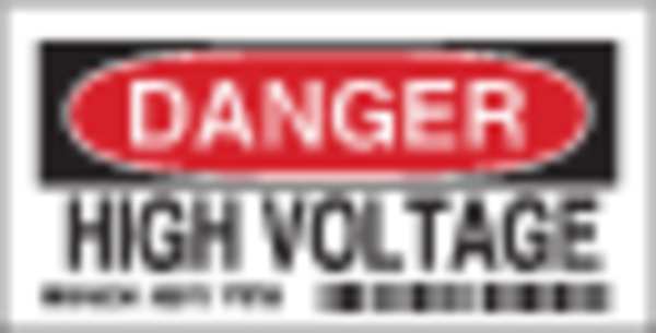 Danger Sign, 2-1/4X4-1/2