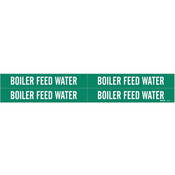 Pipe Mrkr, Boiler Feed Water, 3/4to2-3/8In, 7332-4