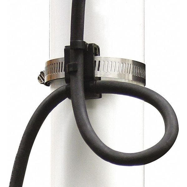 Cable Clamp, 14 Gauge, ABS Plastic/SS