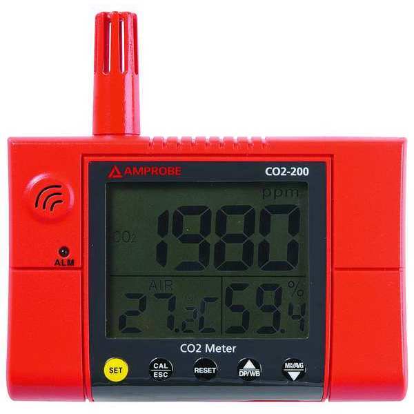 Carbon Dioxide Meter, 380 to 2000 PPM