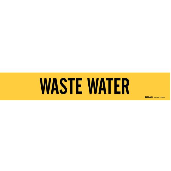 Pipe Markr, Waste Water, Y, 2-1/2to7-7/8 In, 7302-1