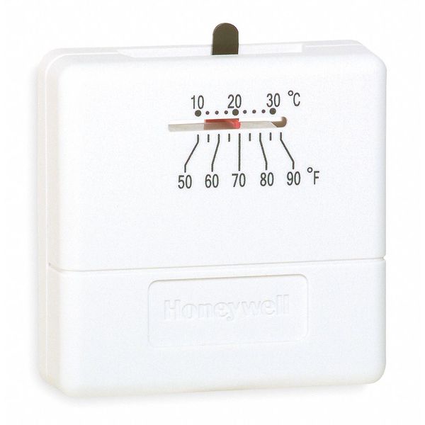 Low Voltage Thermostat, 1 H Hardwired, 24VAC