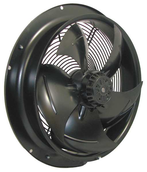 Axial Fan, Round, 230V AC, 1 Phase, 2910 cfm, 397mm W.