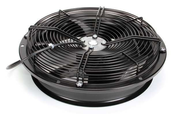 Standard Round Axial Fan, Round, 115V AC, 1 Phase, 1710 cfm, 397mm W.