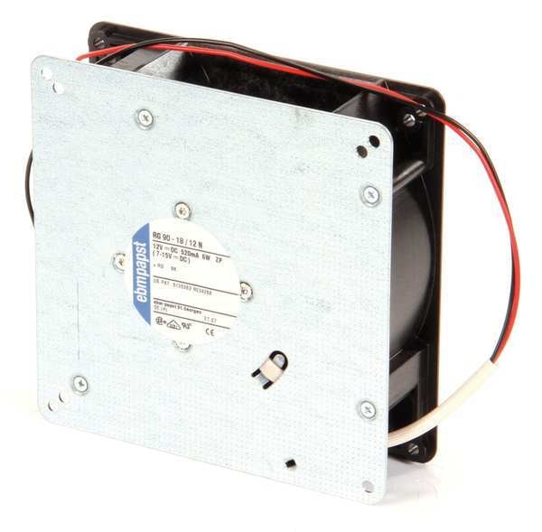 Compact Blower, Square, 12V DC, 32.4 cfm cfm, 5 1/3 in W.