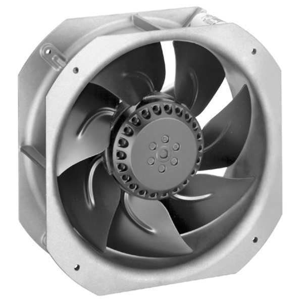 Axial Fan, Square, 230V AC, 1 Phase, 606 cfm, 8 7/8 in W.