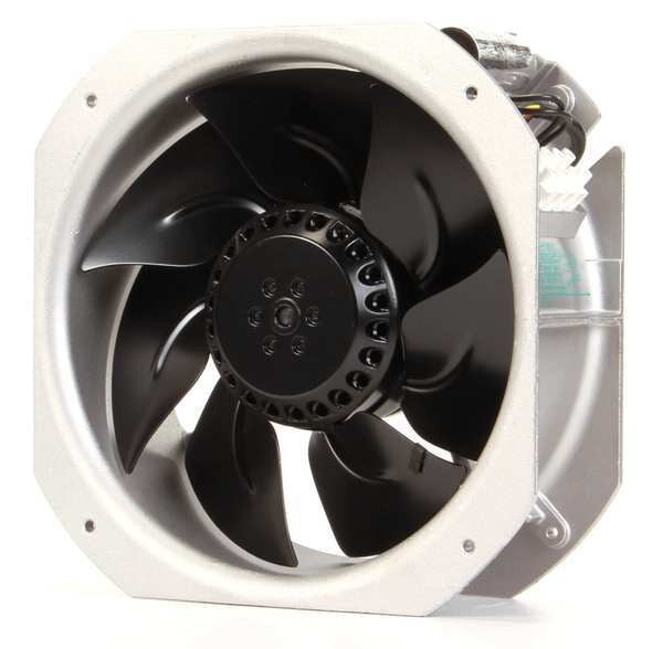 Axial Fan, Square, 230V AC, 1 Phase, 606 cfm, 8 7/8 in W.