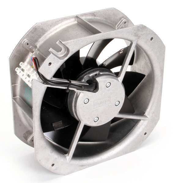 Axial Fan, Square, 24V DC, 642 cfm, 8 7/8 in W.