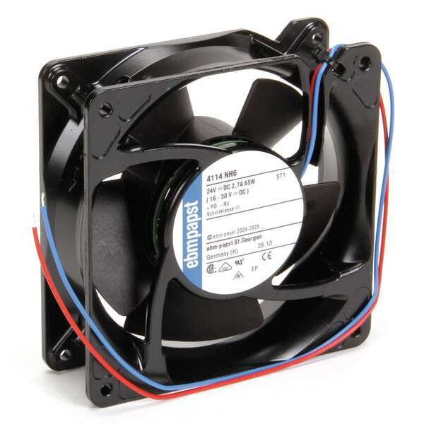 Standard Square Axial Fan, Square, 24V DC, 259 cfm, 4 2/3 in W.