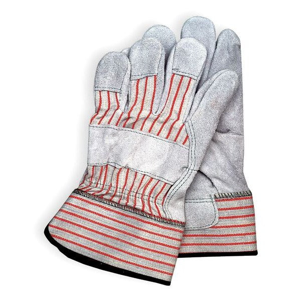 Leather Gloves, Red Striped, S, PR
