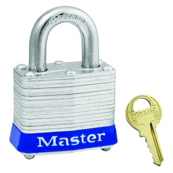 Lockout Padlock, KA, Blue, 1-1/4