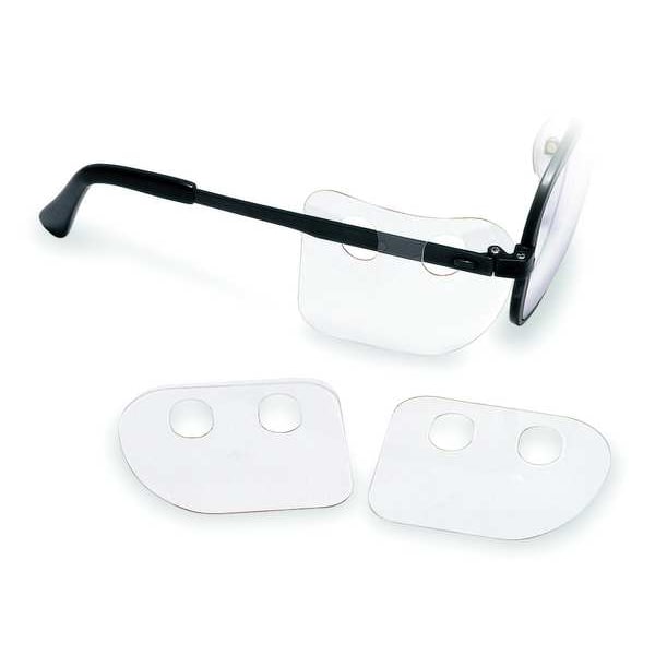 Slip-On Sideshield, Removable Shields For Eyewear, Clear, Universal Fit, Pack of 10