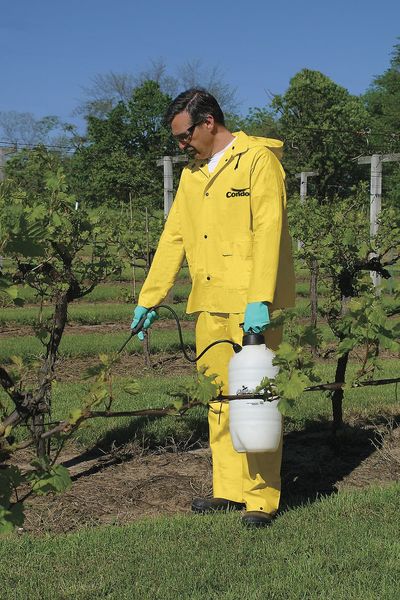 3 Piece Rainsuit w/Detachable Hood, Yellow, L