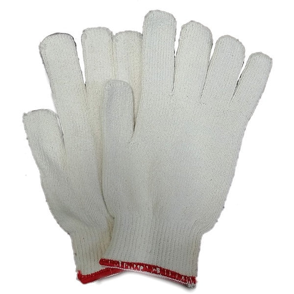 Heat Resistant Gloves, White, Mens S, PR