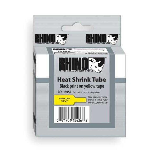 RHINO (R) Heat Shrink Tube Label 1/4