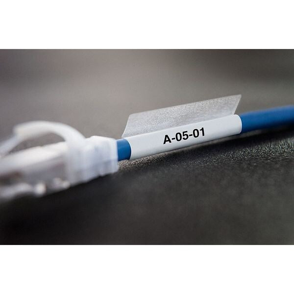 Rhinoâ¢ Label Cartridge, Black/White, 11-1/2 ft. L