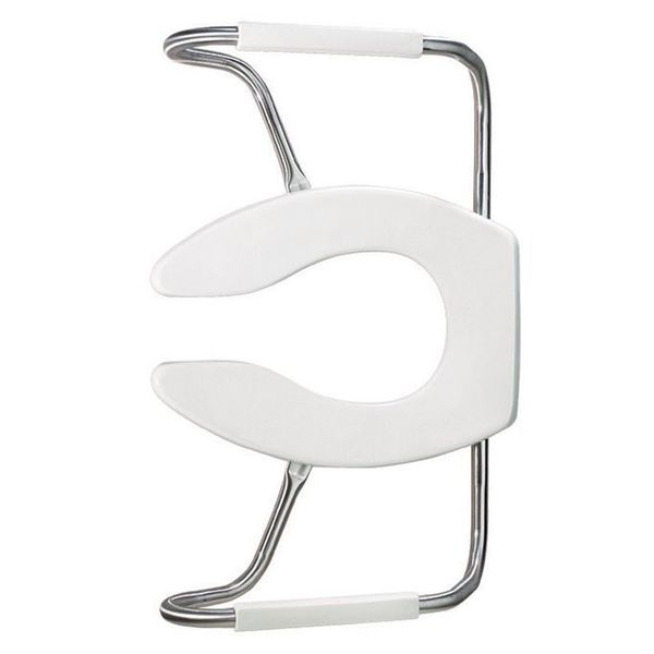 Toilet Seat, With Cover, Plastic, Elongated, White