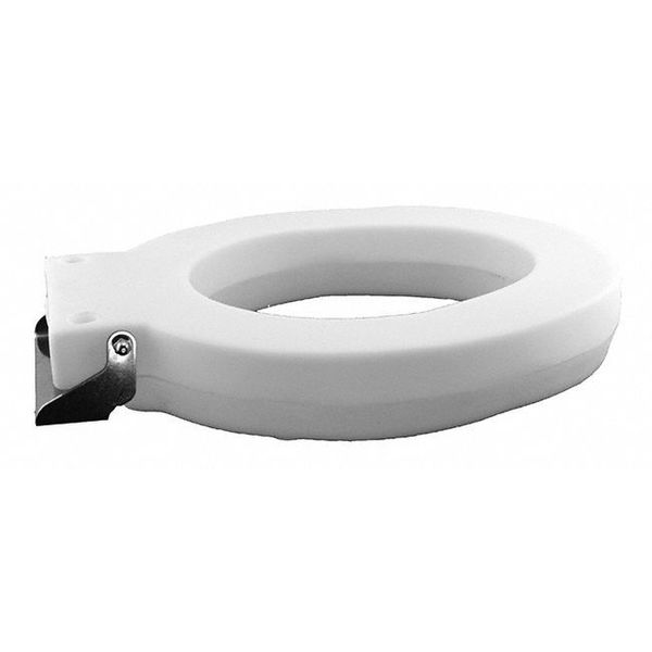 Toilet Seat, Without Cover, Plastic, Round, White