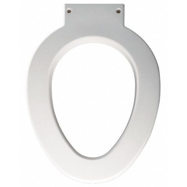 Toilet Seat, Without Cover, Plastic, Elongated, White