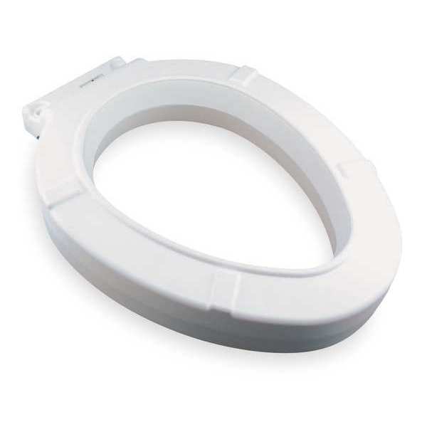 Toilet Seat, Without Cover, Plastic, Elongated, White