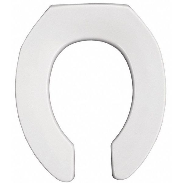 Toilet Seat, Without Cover, Plastic, Round, White