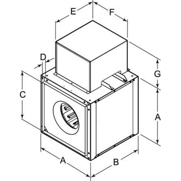 Duct Blower, 14 In