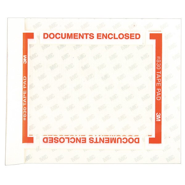 Pouch Tape Pads, 5 In H, PK1000
