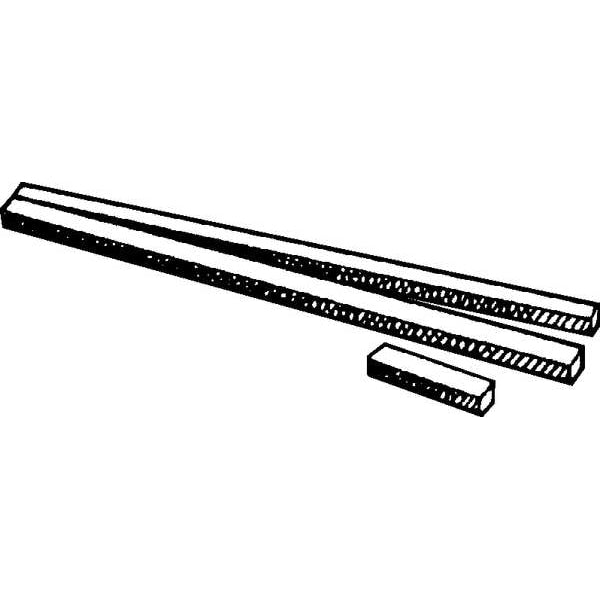 Oversized Machine Key Kit, Steel, Plain, 25 Pieces, -0.002 in Thick Tolerance