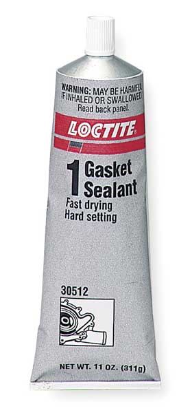 Fast Dry, Rigid Cure Gasket Sealant, 7 oz, Reddish Brown, Temp Range -65 to 400 Degrees F