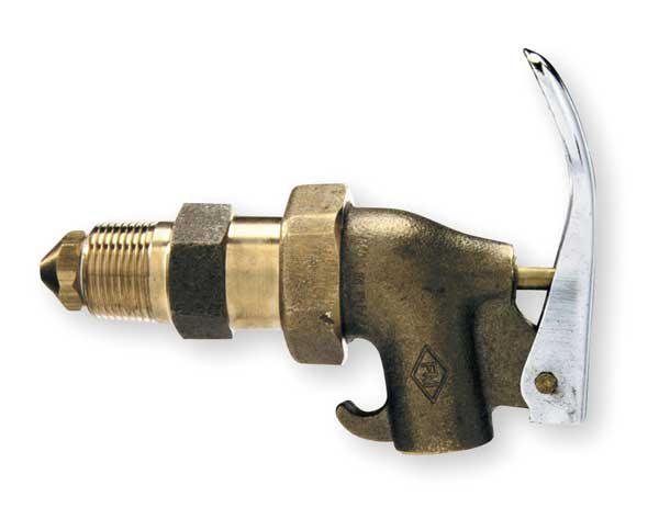 Drum Faucet, 3/4 In, Self-Closing, Brass
