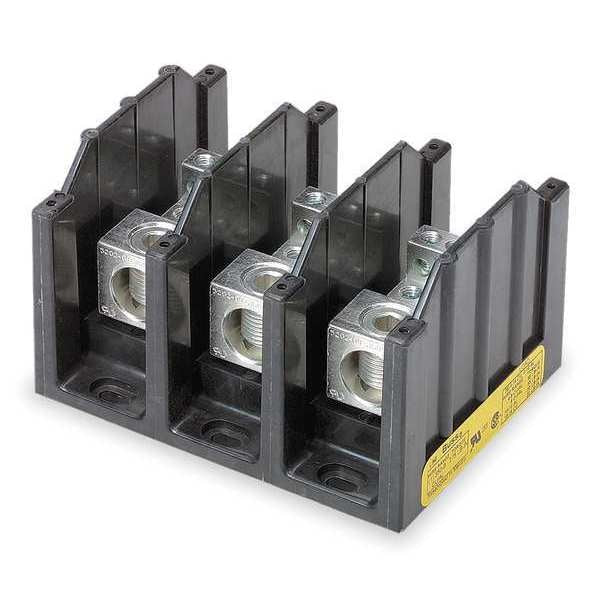Pwr Dist Block, 310A, 3P, 6P Secondary, 600V