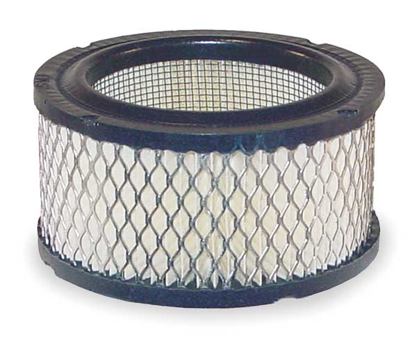 Intake Filter, Element, 3 in Inside Dia, 4 3/8 Outside Dia, 2 5/16 in H, 35 cfm