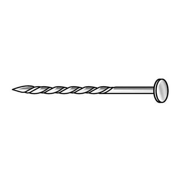 Deck Nail, Flat, Galv, 6d, PK160
