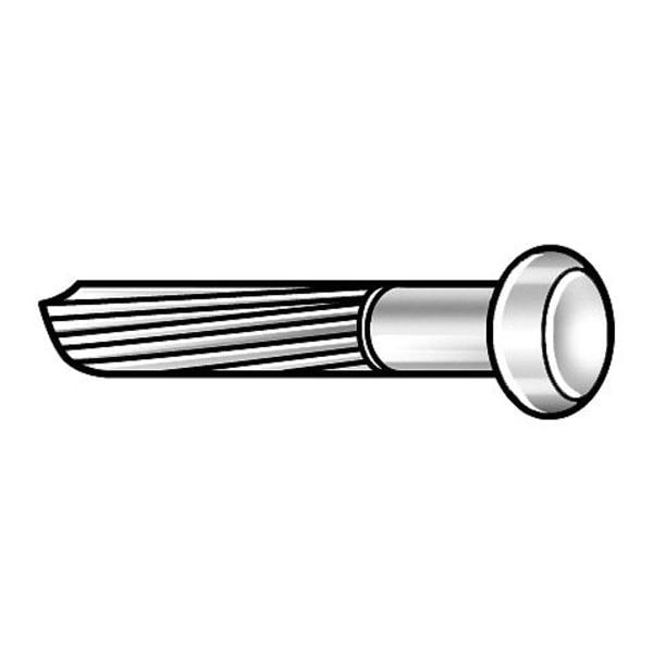 Masonry Nail, Fluted, 2 1/2 In L, PK76