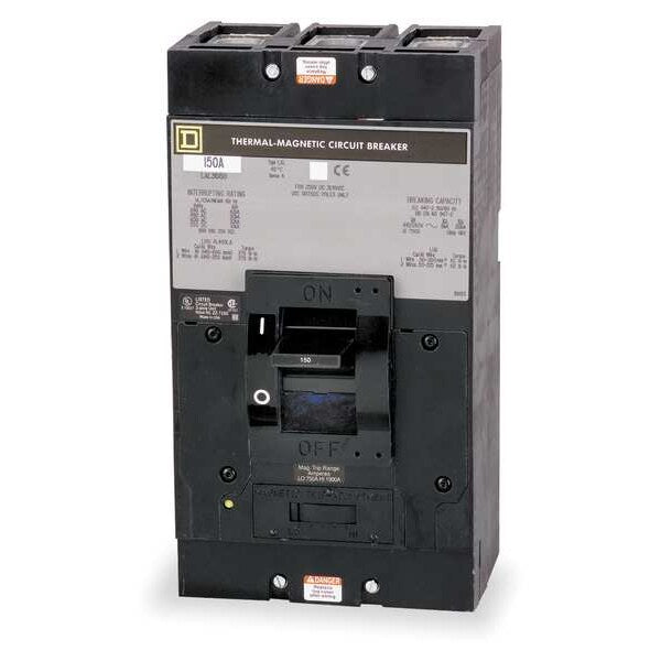 Molded Case Circuit Breaker, 250 A, 240V AC, 3 Pole, Free Standing Mounting Style, Q4 Series