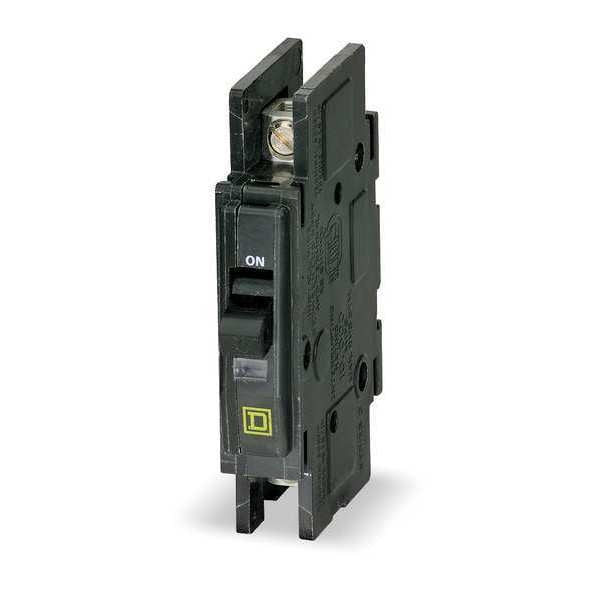 Miniature Circuit Breaker, 25 A, 120/240V AC, 1 Pole, Surface/DIN Rail Mounting Style, QOU Series