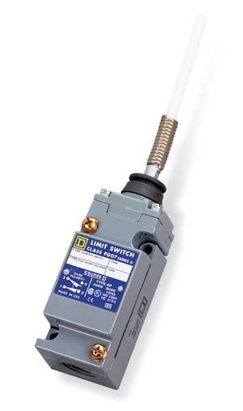 Heavy Duty Limit Switch, Wobble Stick, 2NC/2NO, 10A @ 600V AC