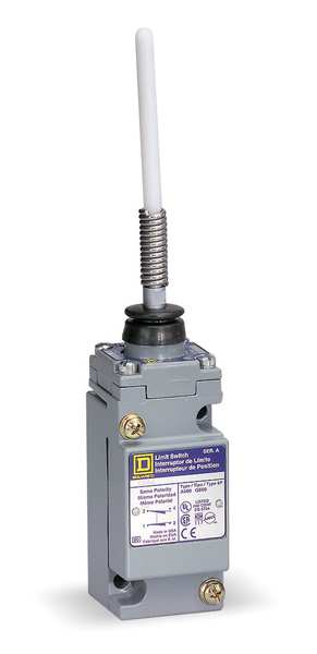 Heavy Duty Limit Switch, Wobble Stick, 2NC/2NO, 10A @ 600V AC