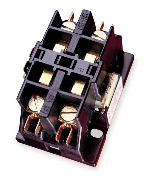 24VAC Non-Reversing Definite Purpose Contactor 2P 40A, Width: 2.16 in
