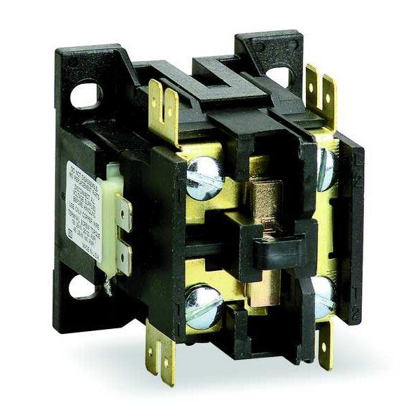 208/240VAC Non-Reversing Definite Purpose Contactor 1P 30A, Depth: 2.22 in