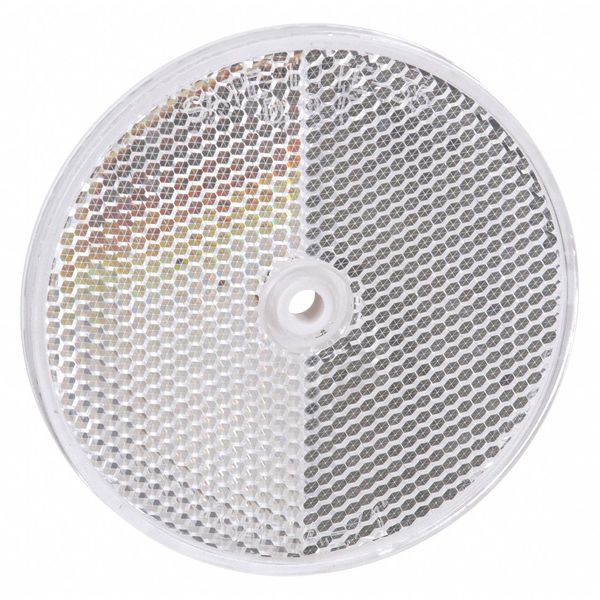 Flat Reflector, Round, Polarized Retroreflective Photoelectric Sensors, Silver