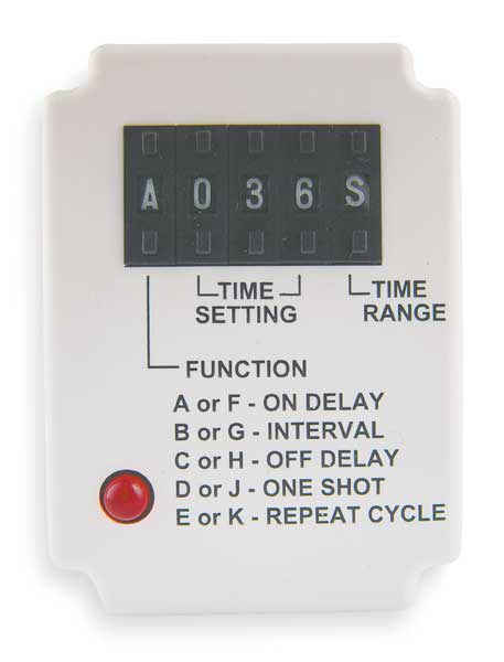 Time Delay Relay, 24VAC/DC, 10A, DPDT