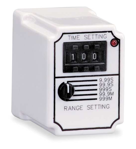 Time Delay Relay, 24VAC/DC, 10A, DPDT