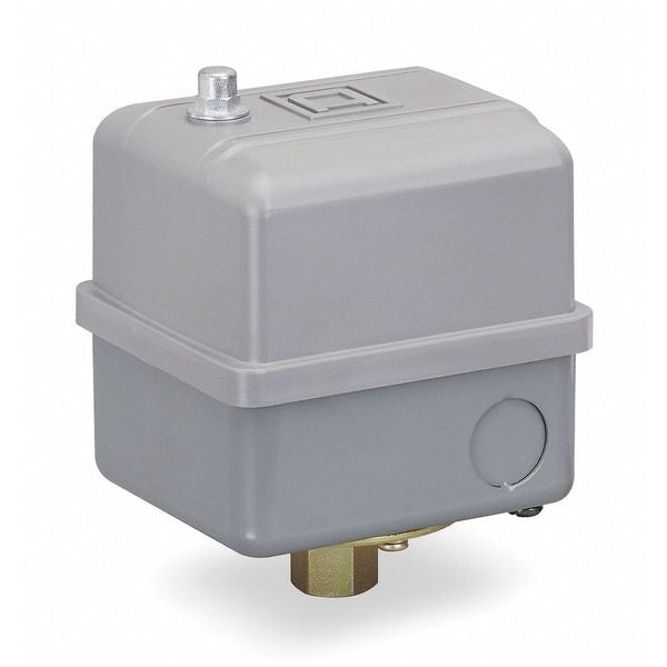 Pressure Switch, (1) Port, 1/4 in FNPS, DPST, 5 to 80 psi, Standard Action